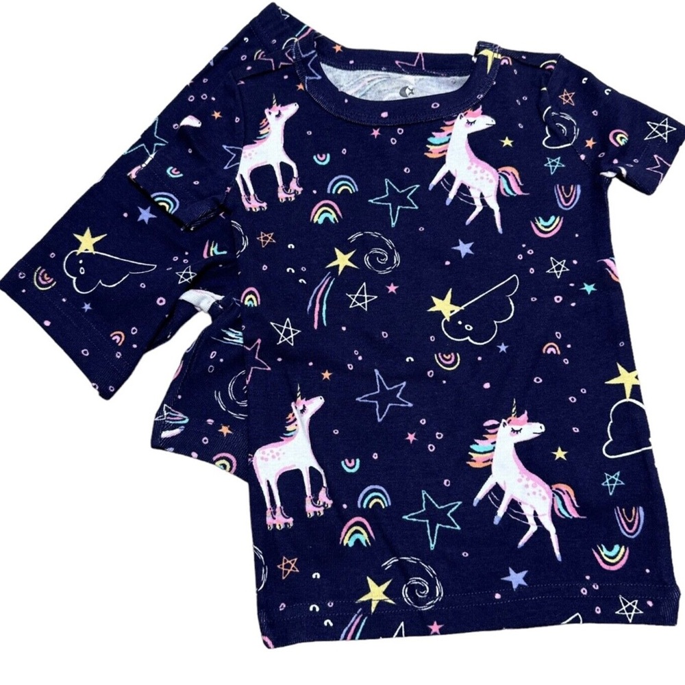 Fish Stix Unicorn Print Kids Pajamas